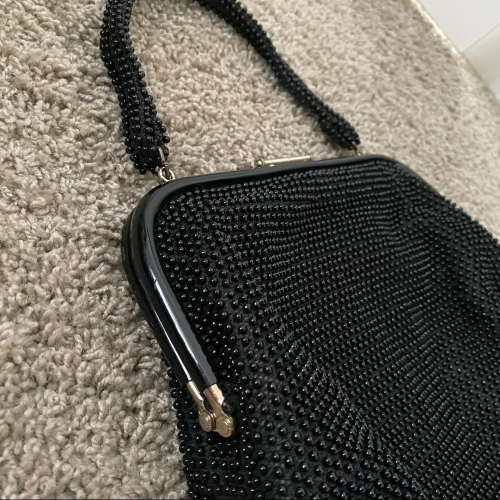 Vintage Reversible Beaded Handbag Purse - Picture 7 of 15